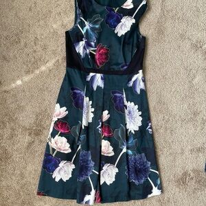Women’s Formal Floral Sleeveless Business Dress